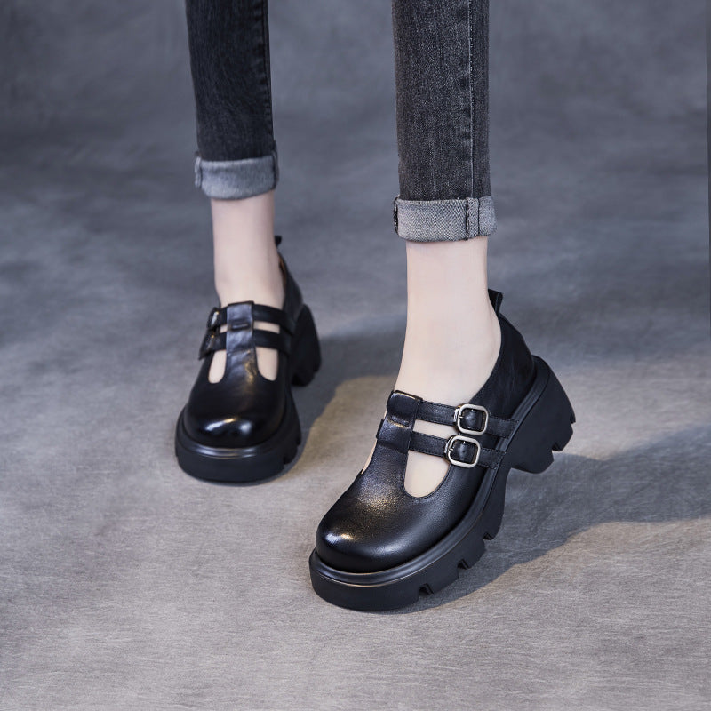 Dame Dobbelt-Spænder Chunky Slipper Stilla