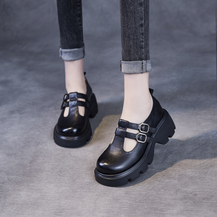 Dame Dobbelt-Spænder Chunky Slipper Stilla