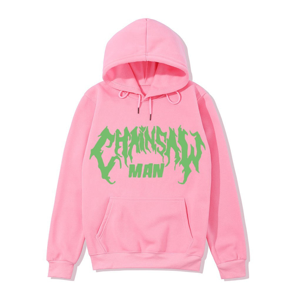 Herre hoodie med unik grafisk design Skovae
