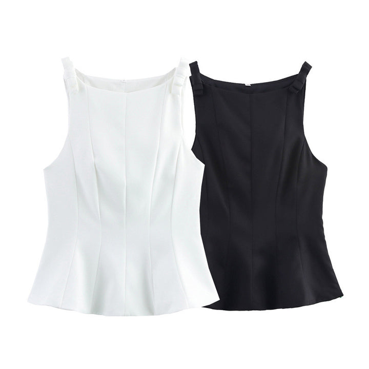Femme Taljeret Peplum Tanktop Stilla