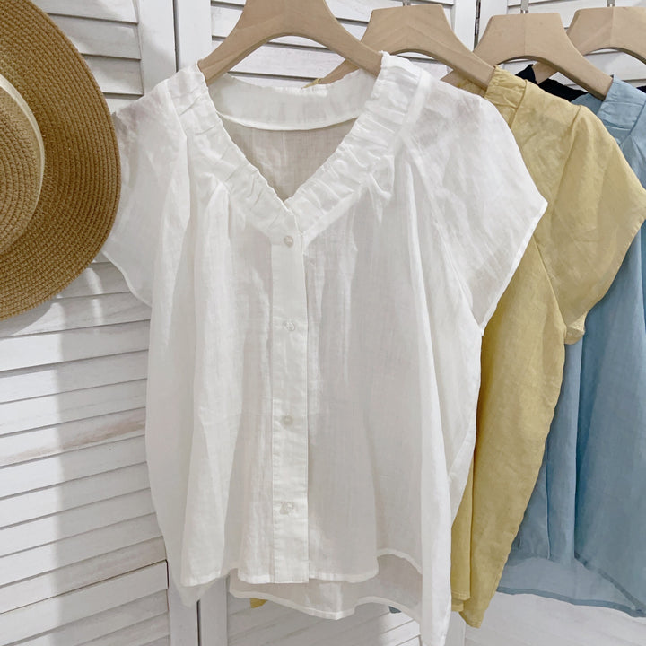 Femme Let Ruffle Bluse Stilla