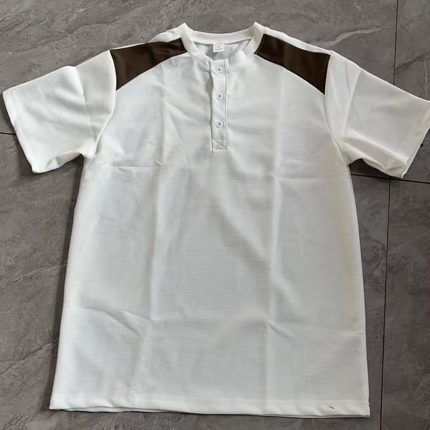 Herren funktionsskjorte med moderne henley-udskæring og mesh-indlæg Stilla