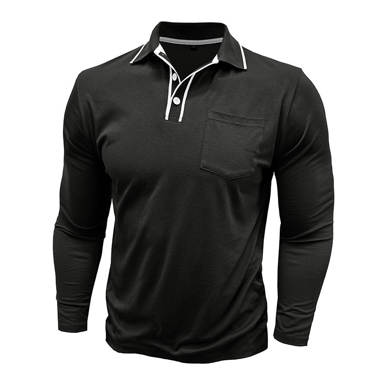 Herrer Langærmet Polo Shirt Stilla