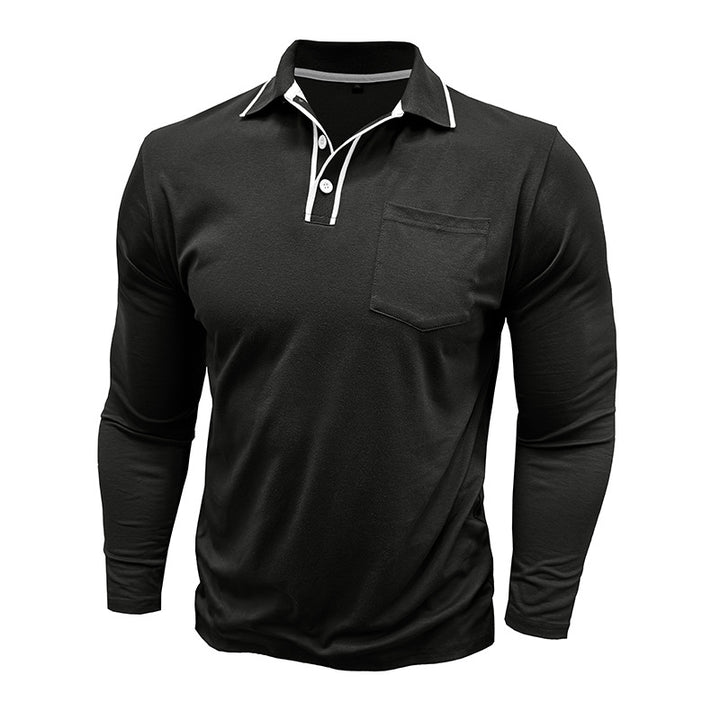 Herrer Langærmet Polo Shirt Stilla