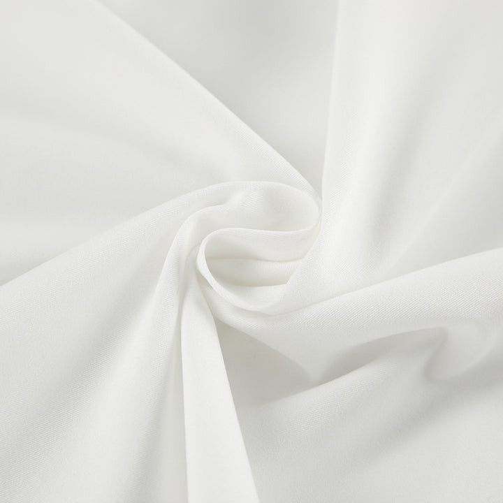 Dame elegant Bluse med plisserede ærmer og knaplukning Stilla