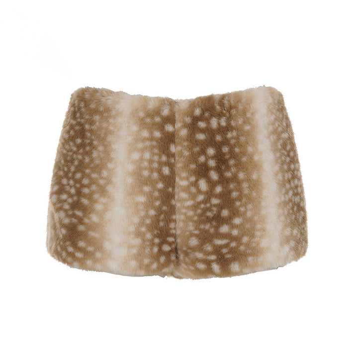 Dame Kunsstof-fleece-shorts Skovae