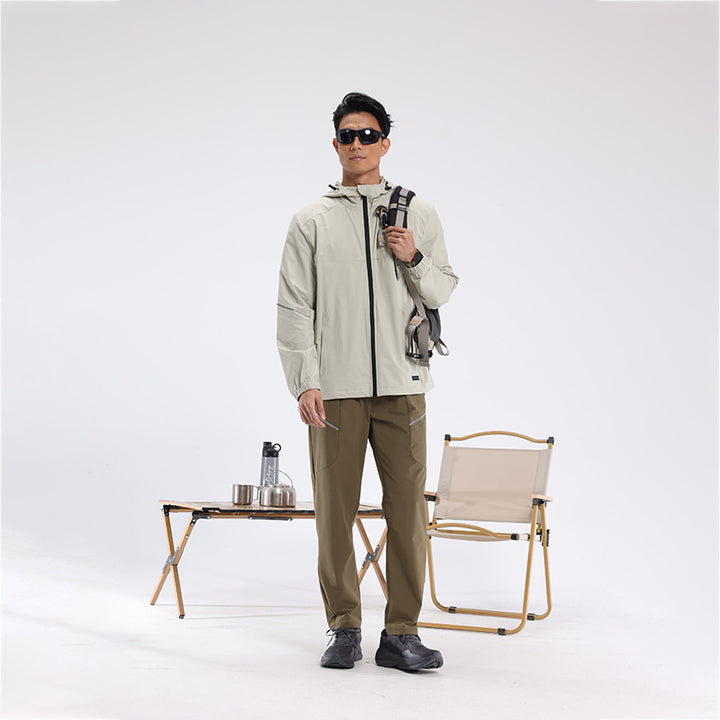 Herrer multifunktionelt Outdoor-outfit med åndbare egenskaber og justerbart design Stilla