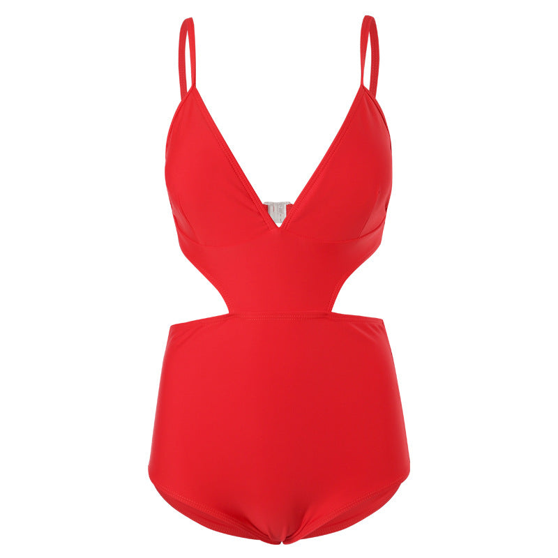 Dame mode one-piece badedragt med raffinerede cut-outs Stilla