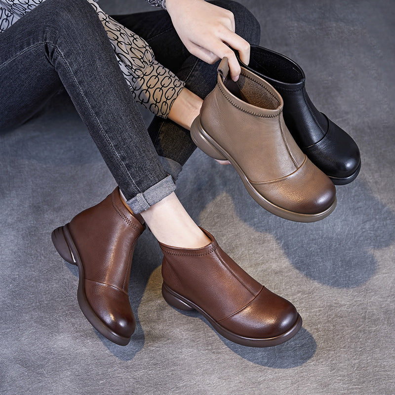 Dame støvler med slip-on design og polstret sål Stilla