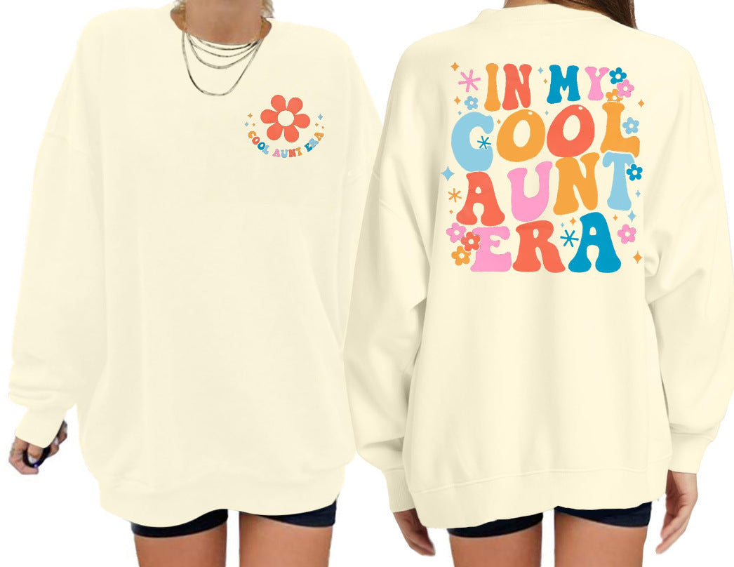 Kvinders sweatshirt med moderne blomsterprint og afslappet snit Stilla