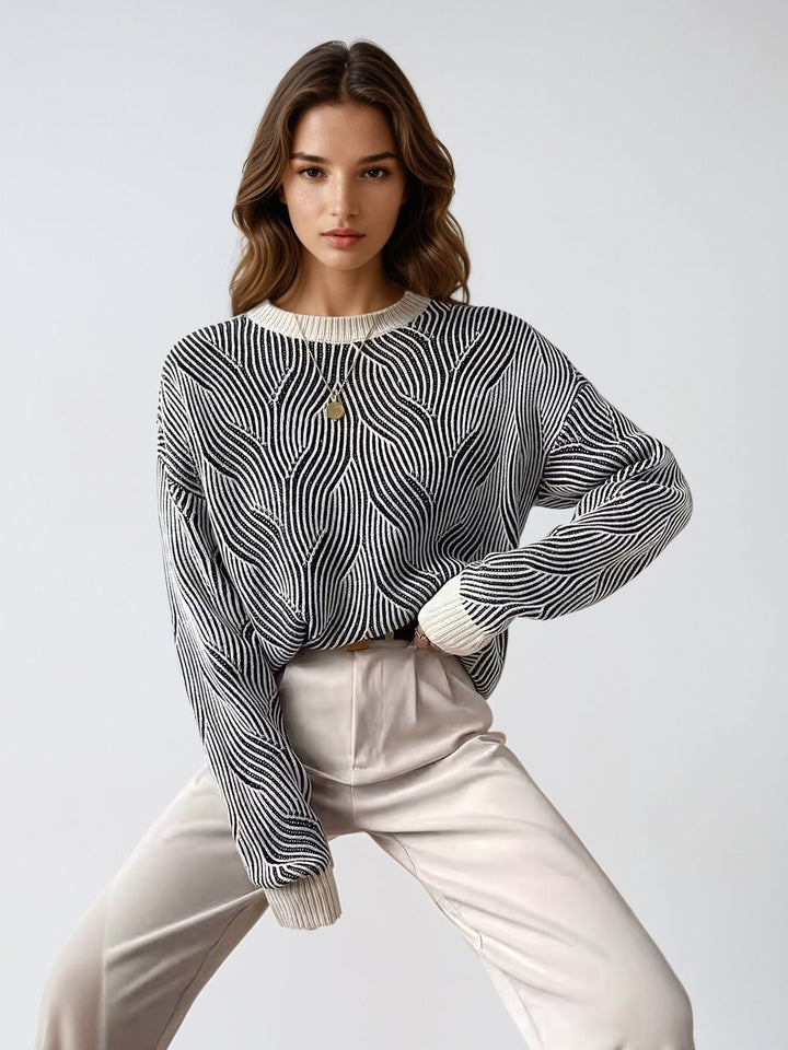 Stilla | Overdimensioneret Pullover I Uld Til Dame