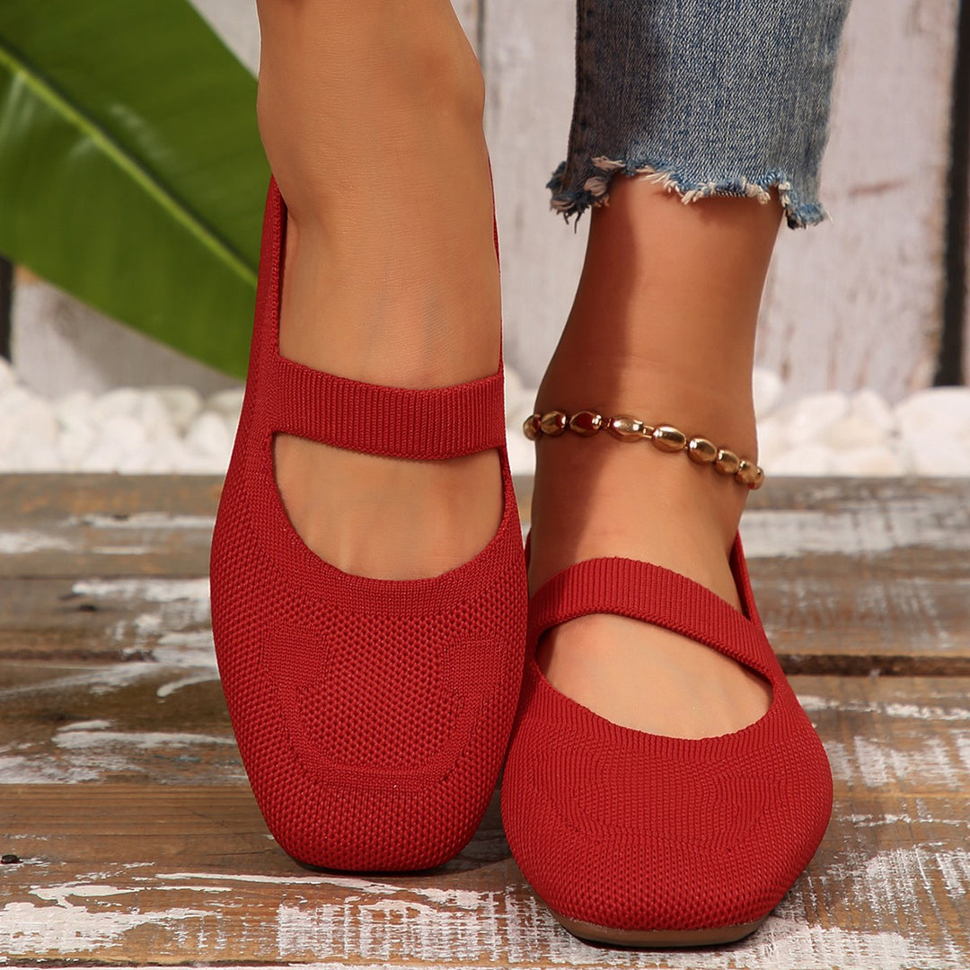 Dame Stilfulde Cutout Sko Flats Stilla