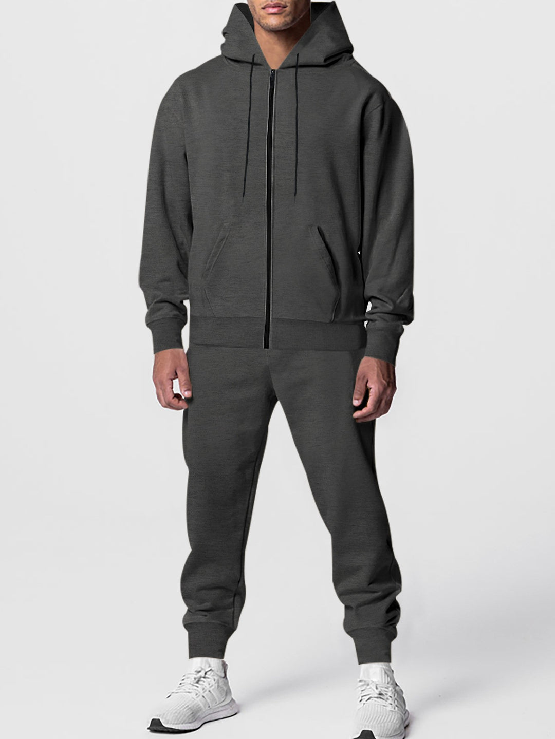 Herrer Komfortabel Hoodie og Joggingbukser Sæt Stilla