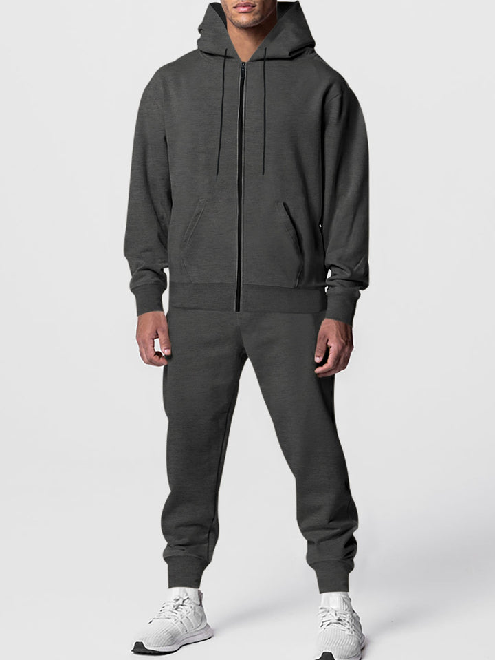 Herrer Komfortabel Hoodie og Joggingbukser Sæt Stilla