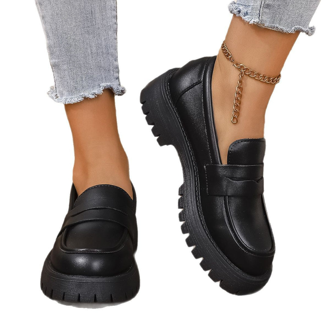 Dame Chunky Loafers i moderne stil med skridsikker profilstøvle Stilla