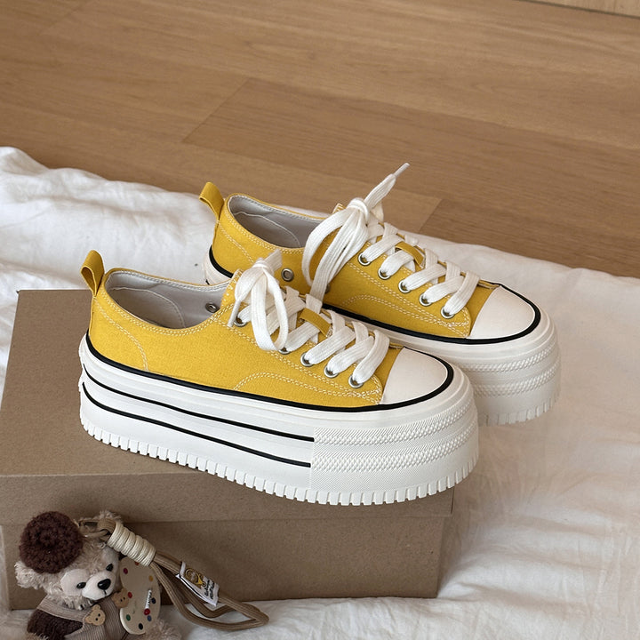 Femme Platform Fritid Sneakers Stilla