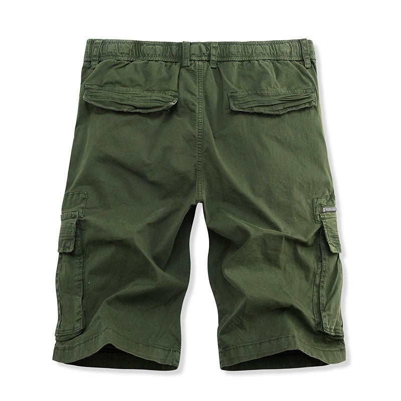 Herren Utility Cargo Shorts med multifunktionslommer Stilla