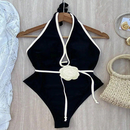 Damer Elegant Neckholder Eintelt Badedragt Stilla