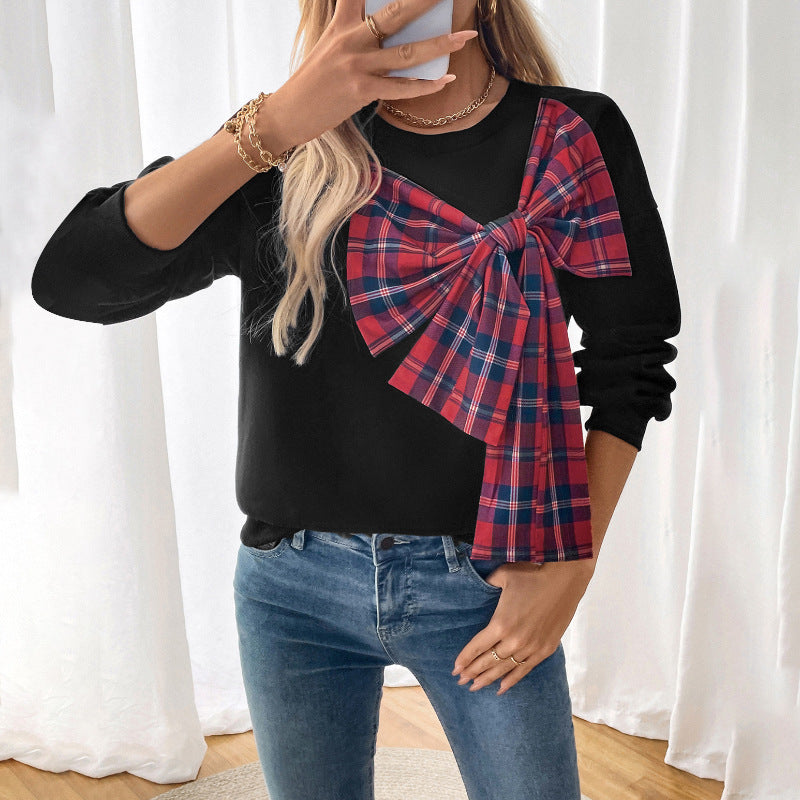Kvinders fashionable sweatshirts med kunstnerisk knudedesign Stilla
