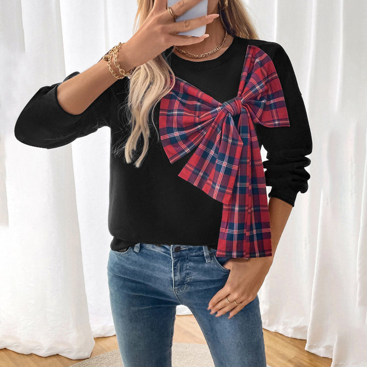 Kvinders fashionable sweatshirts med kunstnerisk knudedesign Stilla