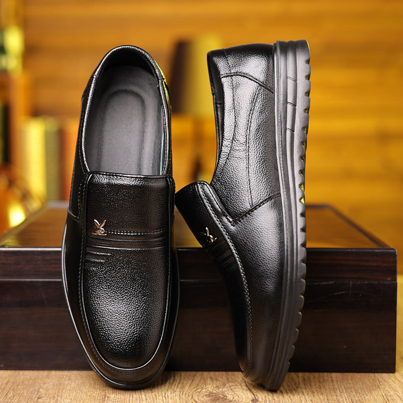 Herrer Casual Læder Slipper Stilla