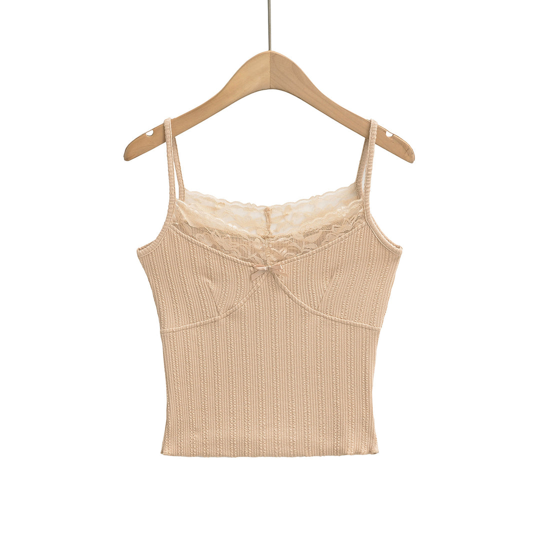 Dame spidsrem top med rynker og moderne design Stilla