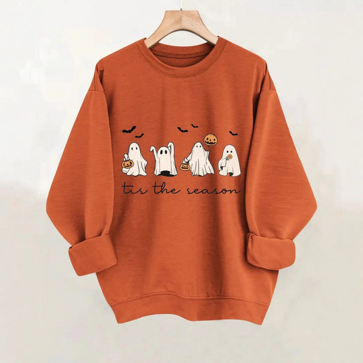 Kvinders sweatshirt med legende skræmmende design Skovae
