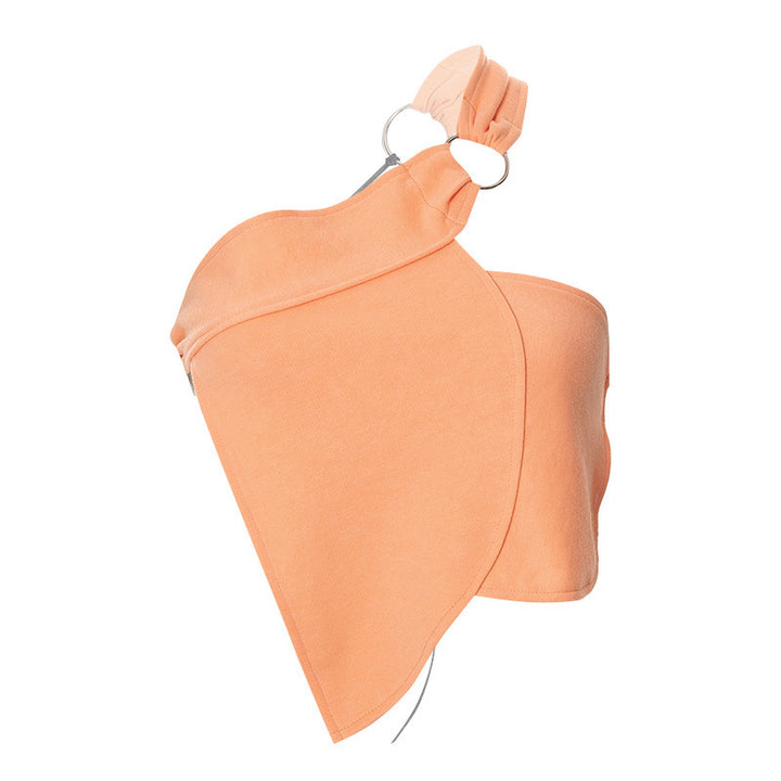 Damer asymmetrisk strop top med elegant ringdetalje Skovae