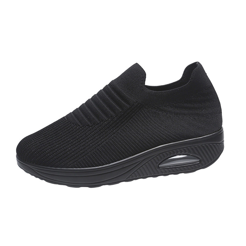 Dame Behagelige Slip-On Sneakers med åndbart overmateriale og stødabsorberende sål Stilla
