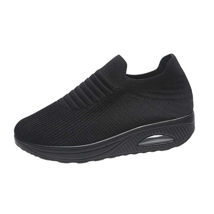 Dame Behagelige Slip-On Sneakers med åndbart overmateriale og stødabsorberende sål Stilla