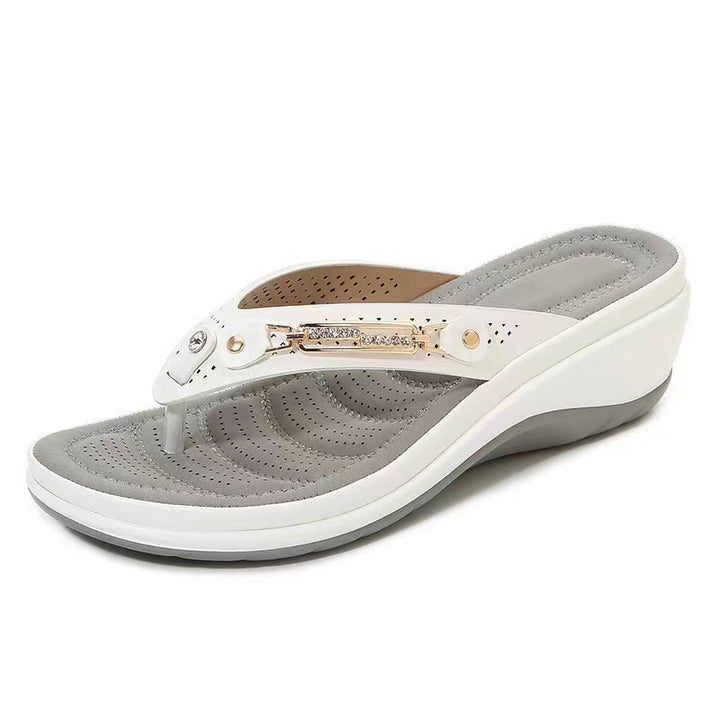 Dame Komfortable Wellness-Sandaler med moderigtigt rem-design og ergonomisk fodseng Stilla