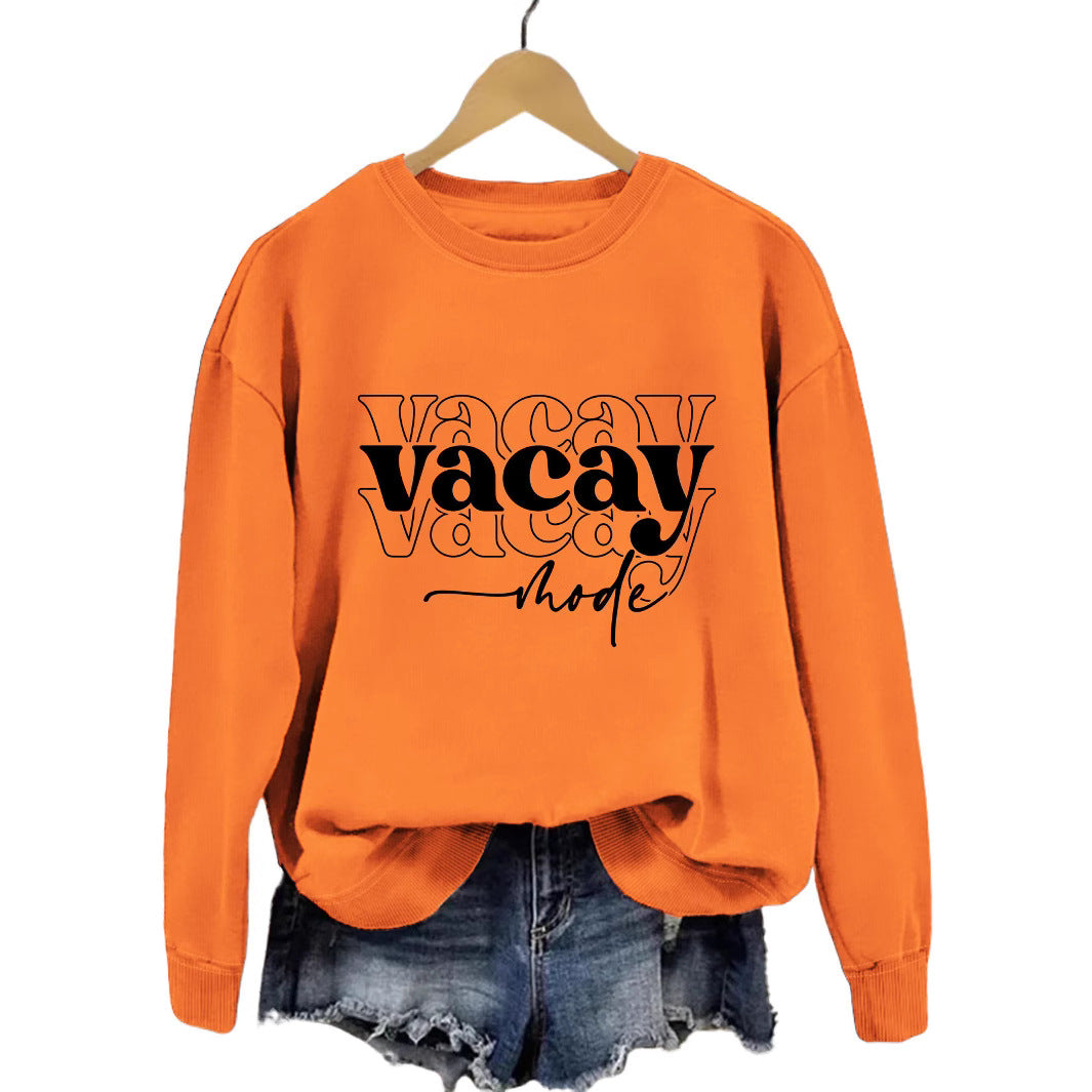 Kvinders sweatshirt med afslappet tekst og afslappet pasform Stilla