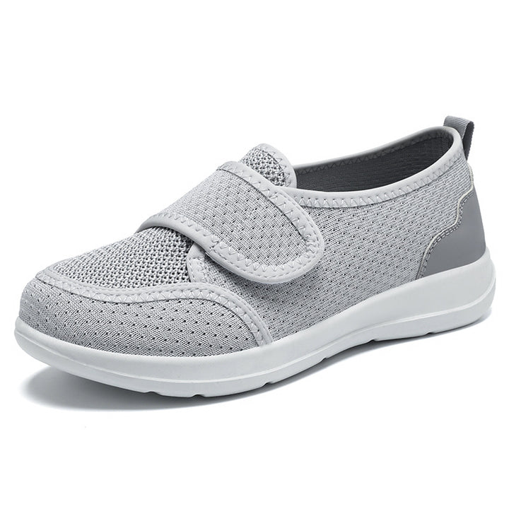 Dame Behagelige og åndbare Slip-On Sko med Velcro Stilla