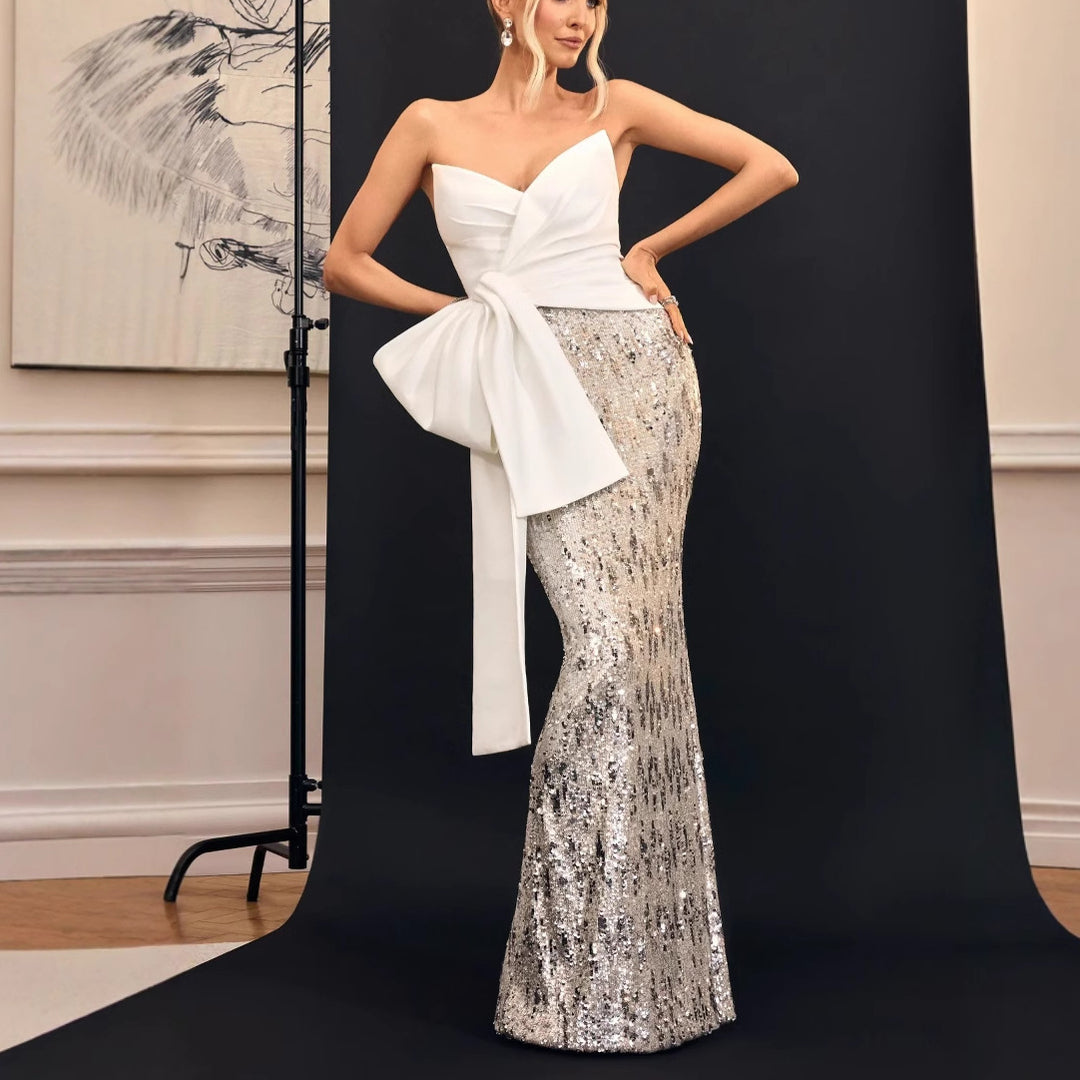 Dame Glamourøst Aftenkjole Stilla