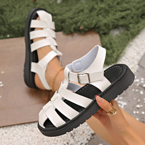 Dame komfortable og moderne sandaler med justerbare remme og skridsikker sål Stilla