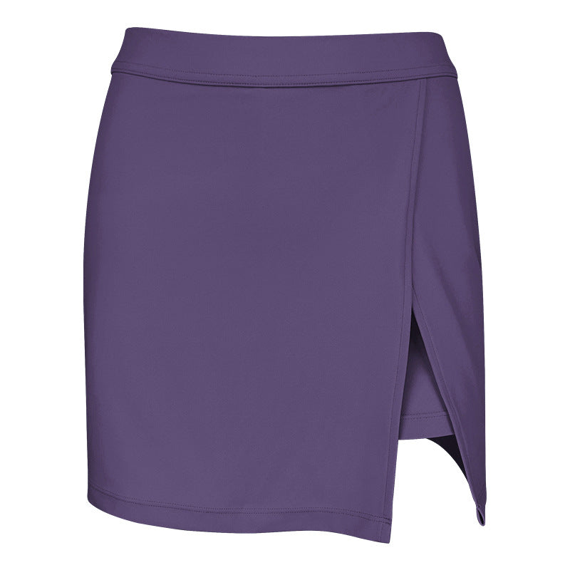 Dame Sporty Wrap Skirt i åndbart materiale med sidelæg Stilla