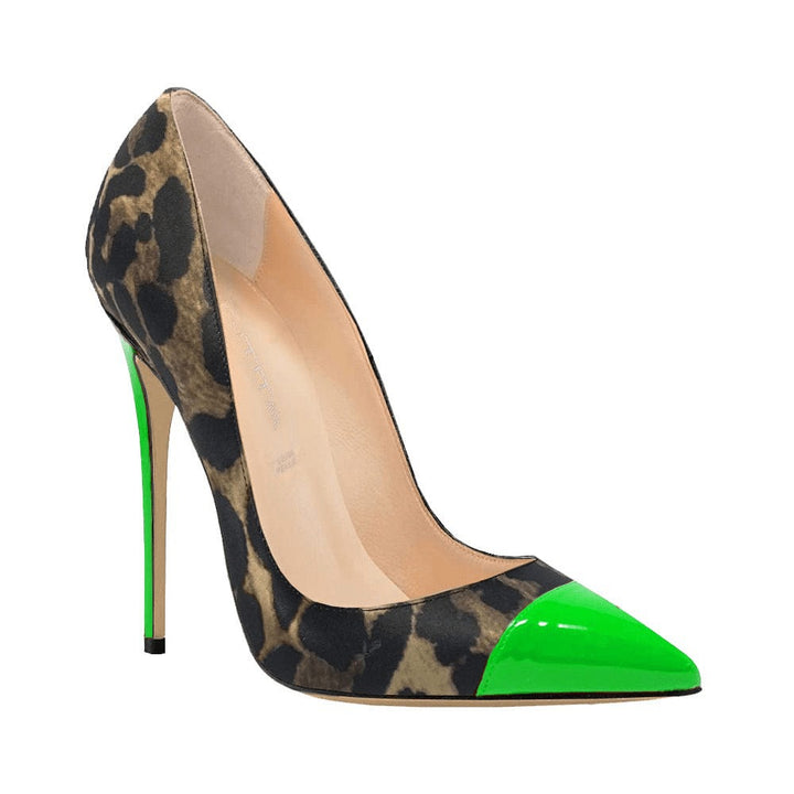 Femme Højtydende Pointe-toe Stiletto-Pumps med skinnende detaljer Stilla