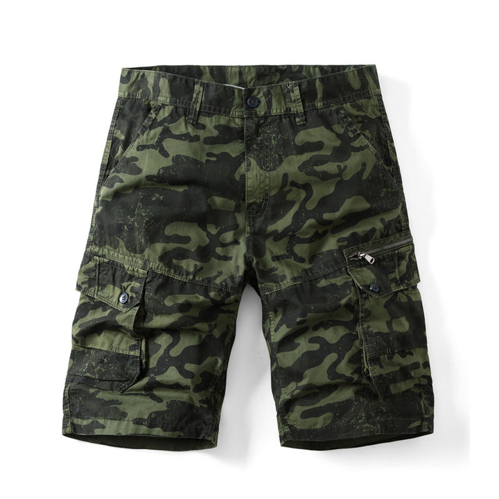 Herre Cargo Shorts med Utility-lommer Stilla