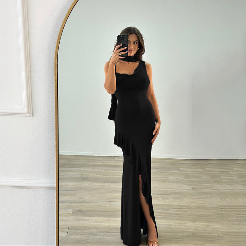 Dame Elegant Slids Aftenkjole Stilla