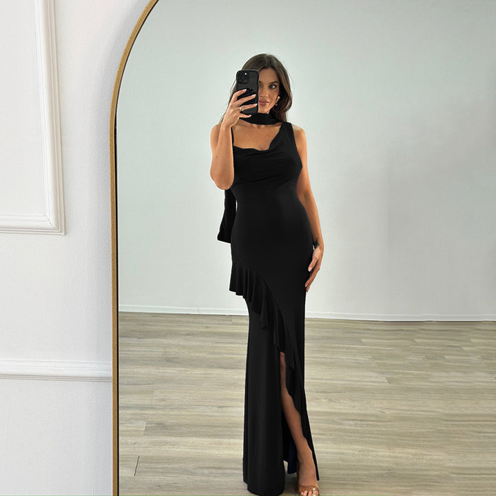 Dame Elegant Slids Aftenkjole Stilla