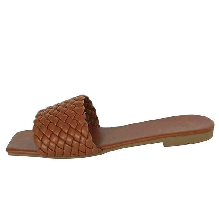 Damer Flettede Sandaler med bred rem og skridsikker sål Stilla