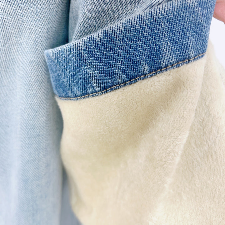 Dame Bred High-Waist Jeans med afslappet snit og elegant design Stilla