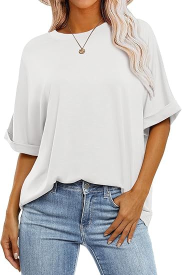 Dame Oversized T-Shirt med afslappet snit Stilla