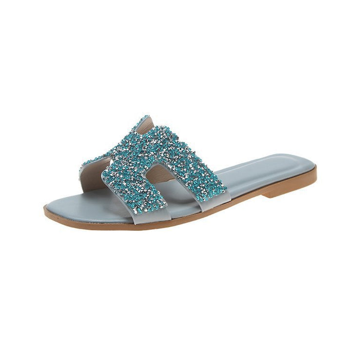 Damer Mode Rhinestone-sandaler i elegant design Stilla