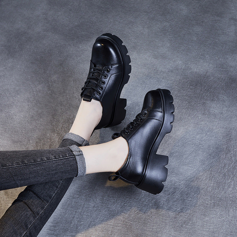 Dame Chunky-sål Snørebånd Sneakers med forhøjet platform Stilla