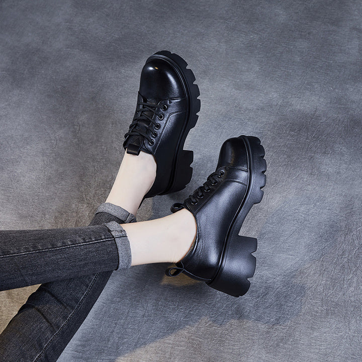 Dame Chunky-sål Snørebånd Sneakers med forhøjet platform Stilla