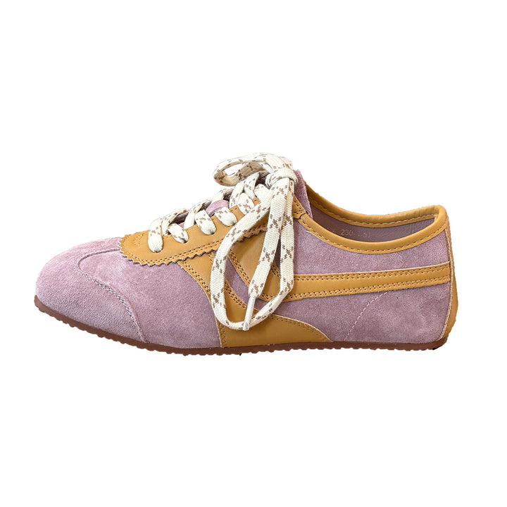 Femme Retro Sude Sneakers med unikke snøredetaljer Stilla