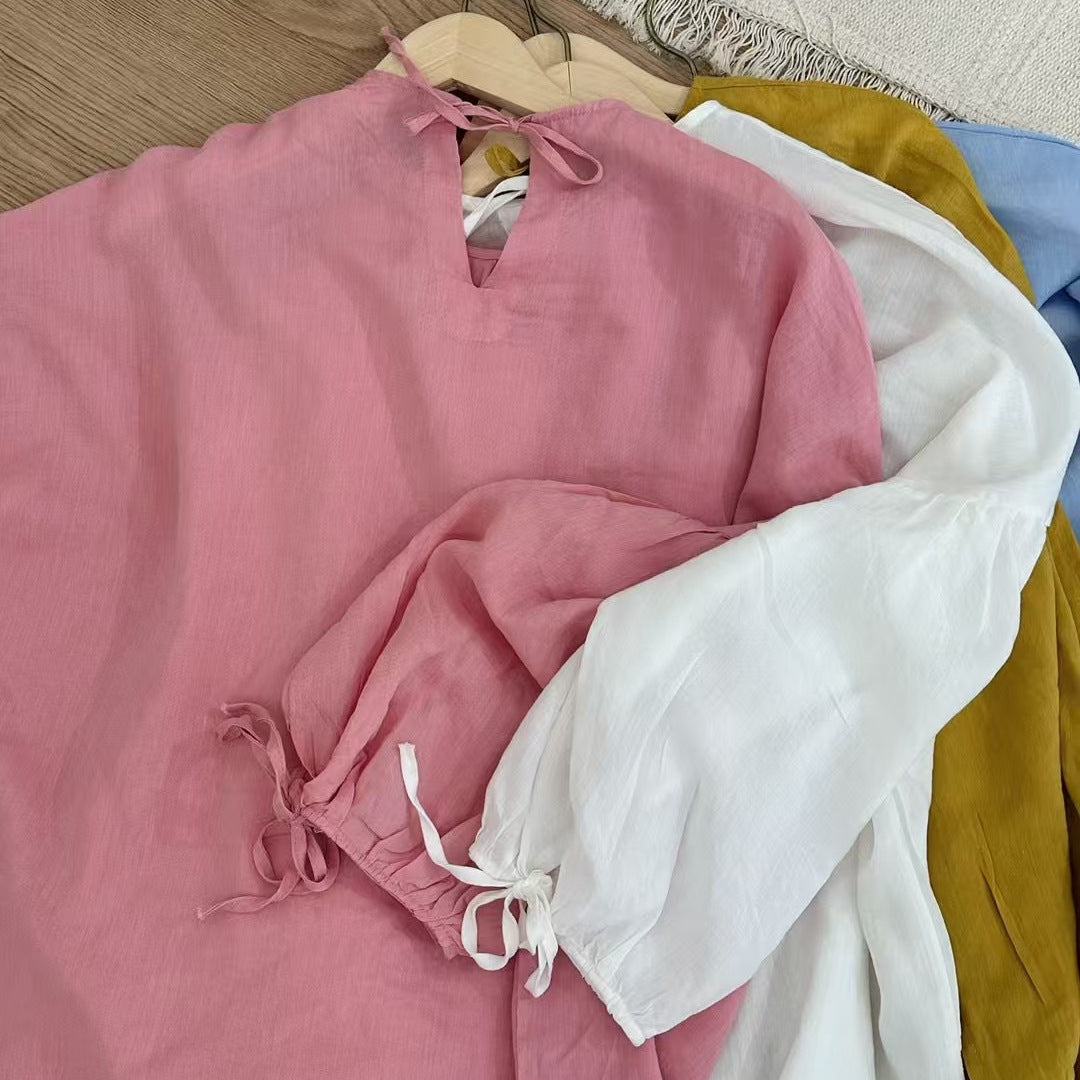 Femme Let Ballonærmer Bluse Stilla