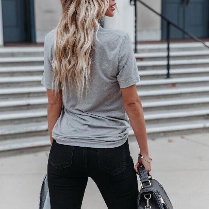 Damer Casual Grafik T-Shirt Stilla