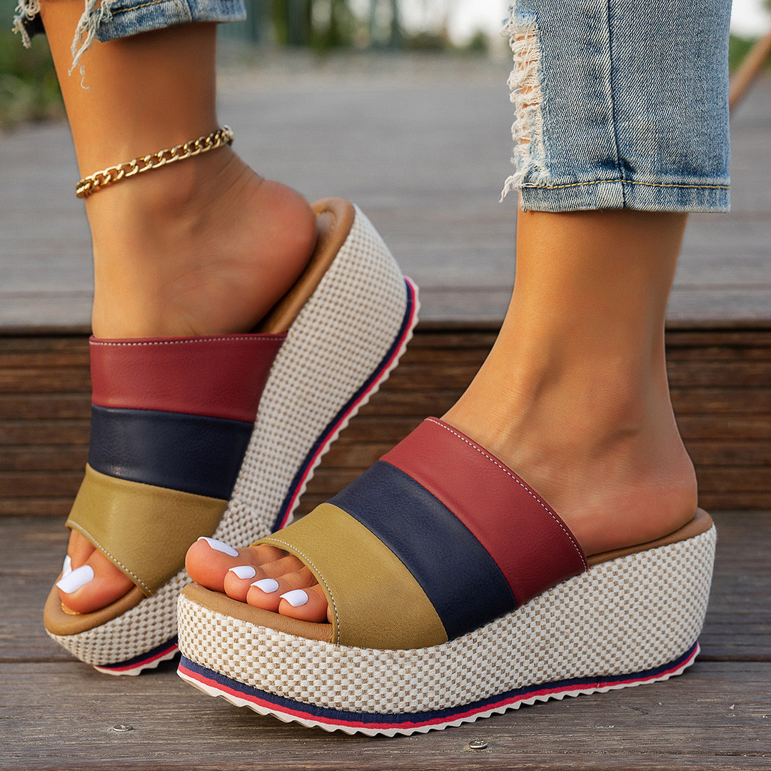 Dame plateau sandaler med ergonomisk fodseng-teknologi Stilla